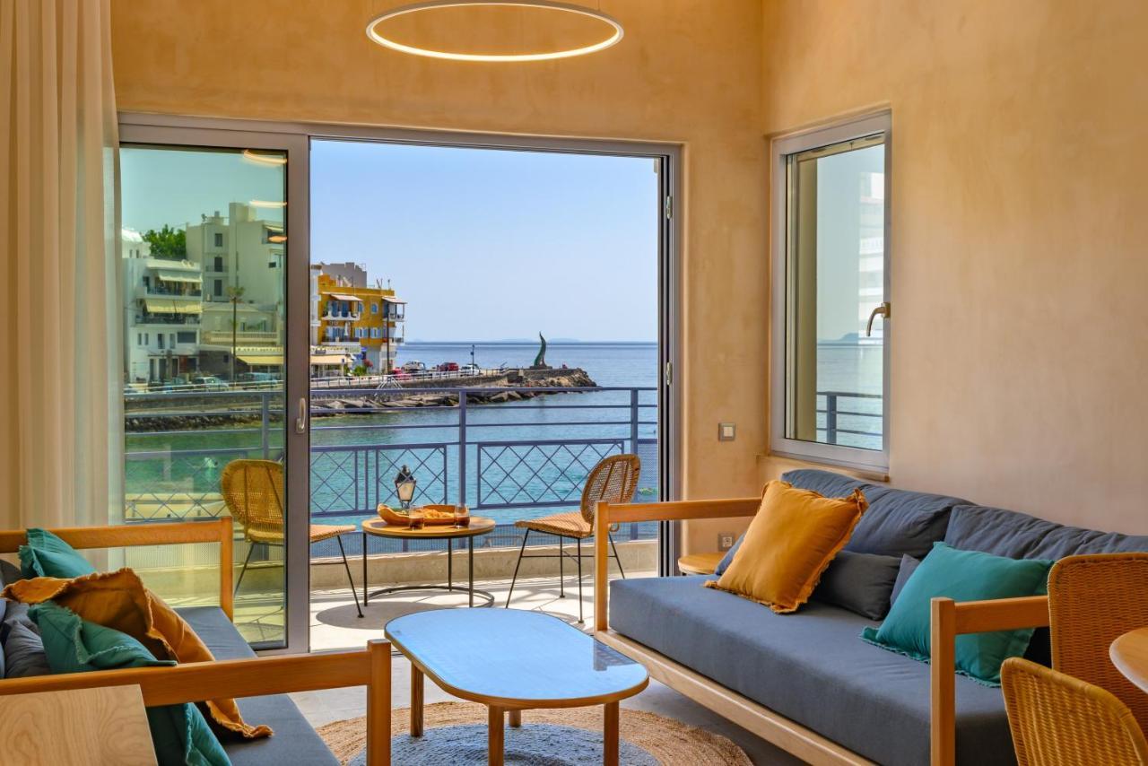 Asteria Seafront Luxury Apartment Agios Nikolaos Exterior foto